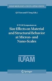 Tapa de IUTAM Symposium on Size Effects on Material and Structural Behavior at Micron- and Nano-Scales