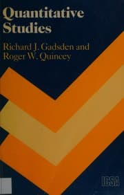 Tapa de Quantitative studies