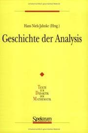Tapa de Geschichte der Analysis