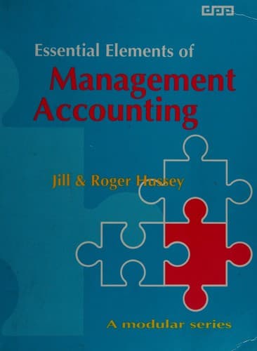 Tapa de Essential elements of management accounting