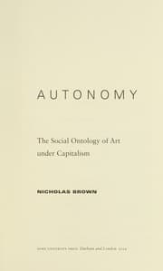 Tapa de Autonomy