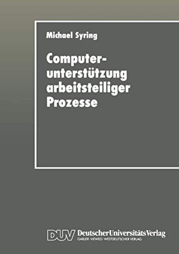 Tapa de Computerunterstützung arbeitsteiliger Prozesse