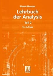 Tapa de Lehrbuch der Analysis, Teil 2
