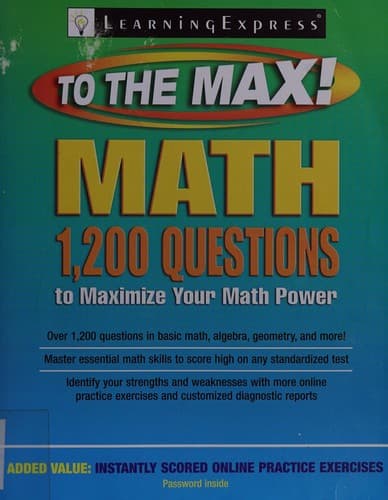Tapa de Math to the max