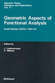 Tapa de Geometric Aspects of Functional Analysis