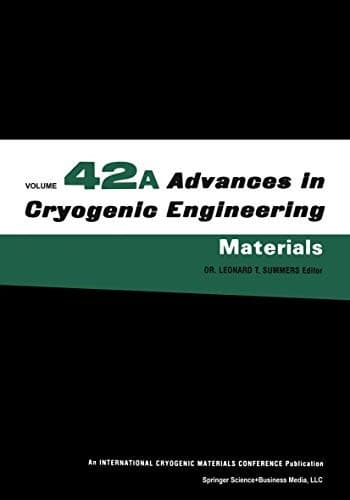Tapa de Advances in Cryogenic Engineering Materials
