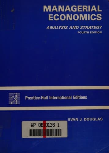 Tapa de Managerial economics
