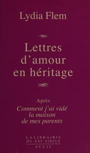 Tapa de Lettres d'amour en héritage