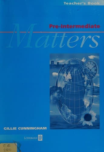 Tapa de Pre-intermediate Matters (MATT)