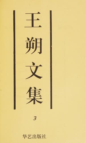 Tapa de Wang Shuo wen ji