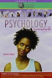 Tapa de Psychology in Everyday Life , PSychPortal Access Card & Psychology & the Real World