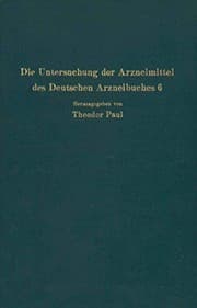 Tapa de Die Untersuchung der Arzneimittel des Deutschen Arzneibuches 6