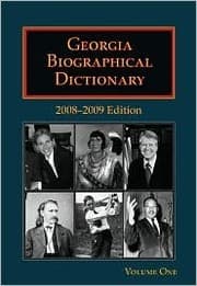 Tapa de Georgia Biographical Dictionary 2008-2009