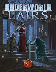 Tapa de Underworld Lairs for 5th Edition