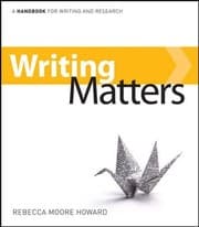 Tapa de Writing matters