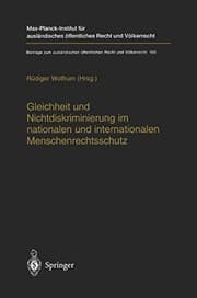 Tapa de Gleichheit und Nichtdiskriminierung im nationalen und internationalen Menschenrechtsschutz