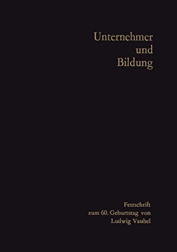 Tapa de Unternehmer und Bildung