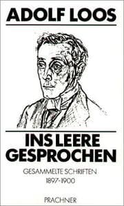 Tapa de Ins Leere gesprochen, 1897-1900