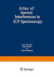 Tapa de Atlas of Spectral Interferences in ICP Spectroscopy