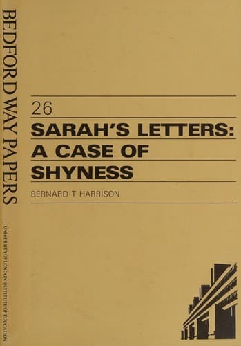 Tapa de Sarah's letters