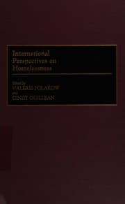 Tapa de International perspectives on homelessness