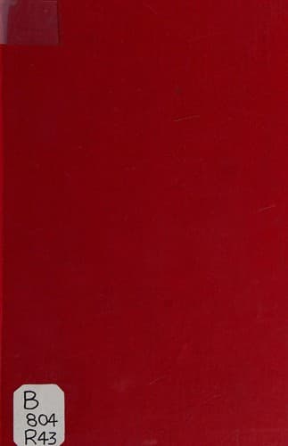Tapa de The Revolution in philosophy