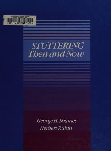 Tapa de Stuttering, then and now