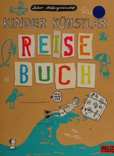 Tapa de Kinder Künstler Reisebuch