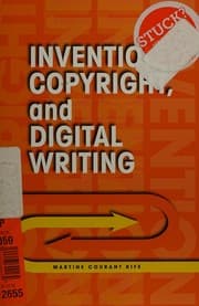 Tapa de Invention, copyright, and digital writing