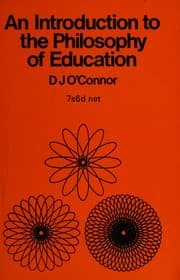 Tapa de An introduction to the philosophy of education
