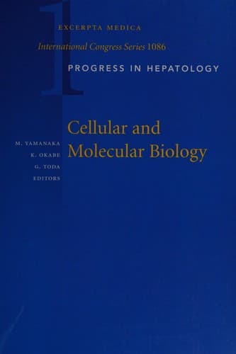 Tapa de Cellular and molecular biology