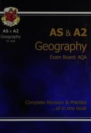 Tapa de AS & A2 geography AQA exam board: AQA