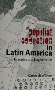 Tapa de Populist seduction in Latin America