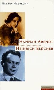 Tapa de Hannah Arendt und Heinrich Blücher