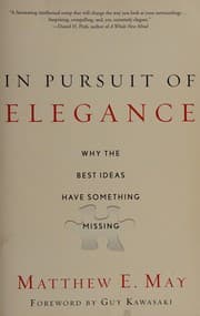 Tapa de In pursuit of elegance