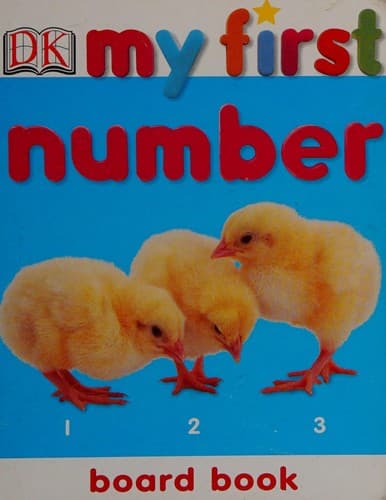 Tapa de My first number board book