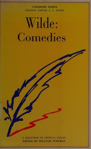 Tapa de Oscar Wilde's Comedies