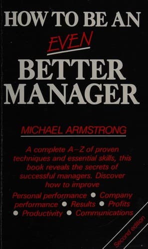 Tapa de How to be an even better manager
