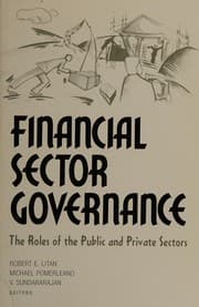 Tapa de Financial sector governance