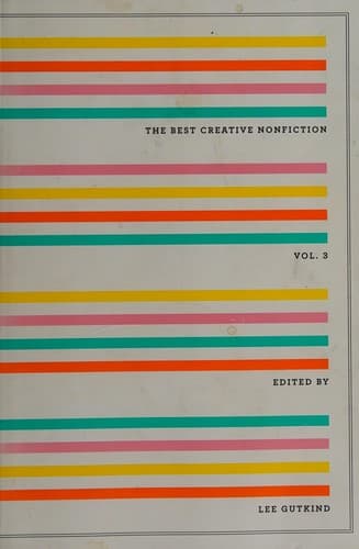Tapa de The best creative nonfiction