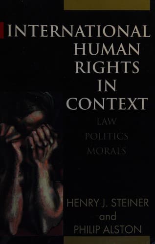 Tapa de International human rights in context
