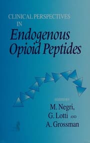 Tapa de Clinical perspectives of endogenous opioids production