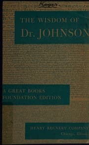 Tapa de The wisdom of Dr. Johnson
