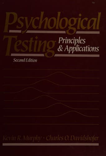 Tapa de Psychological testing
