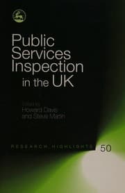 Tapa de Public services inspection in the UK