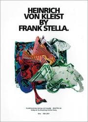 Tapa de Heinrich von Kleist by Frank Stella