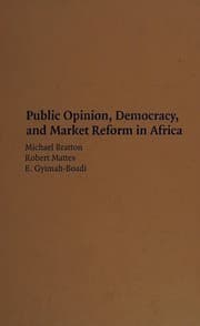 Tapa de Public opinion, democracy, and market reform in Africa