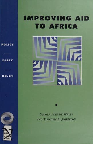 Tapa de Improving aid to Africa