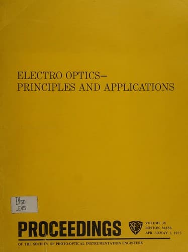 Tapa de Electro-optics