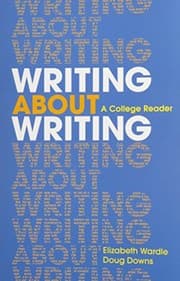 Tapa de Writing about Writing & 2 Year Access for Writer's Help